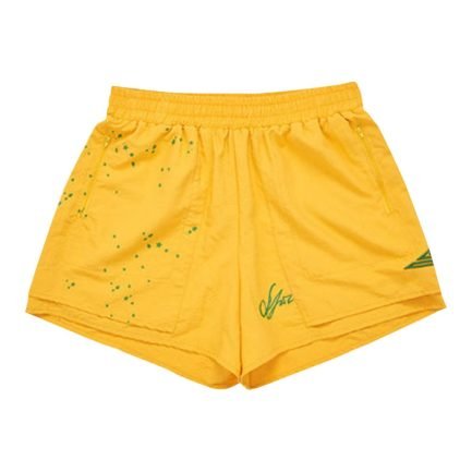 Sp5der Double Layer Shorts Yellow